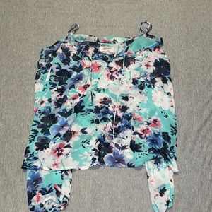 long sleeve floral shirt